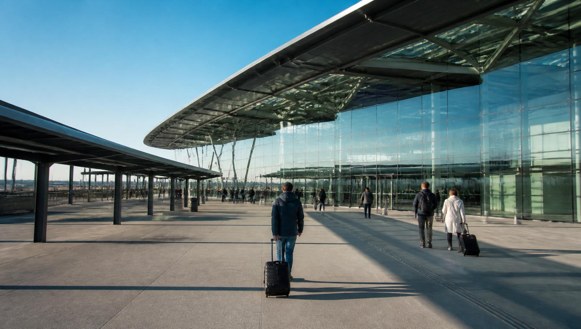 Eingang Flughafen Zürich