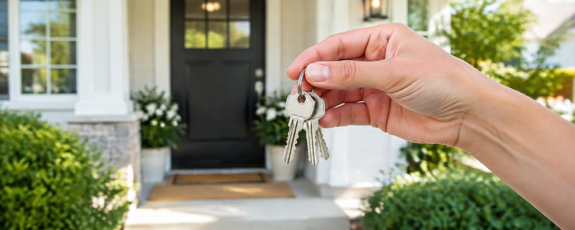 Schlüsselübergabe beim Immobilienkauf